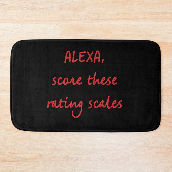 Item preview, Alexa score these rating scales designed and sold by firegalaxy.