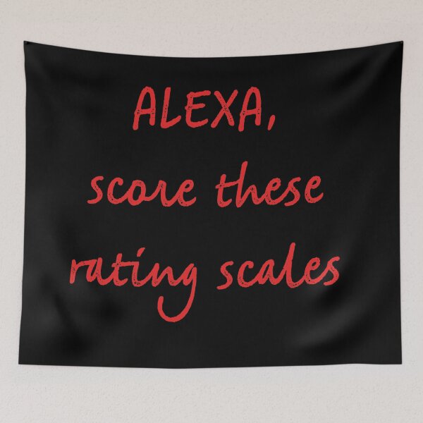 Item preview, Alexa score these rating scales designed and sold by firegalaxy.