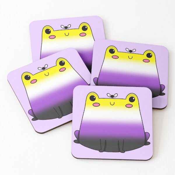 Item preview, Non-Binary Frog designed and sold by PastelMushroom.