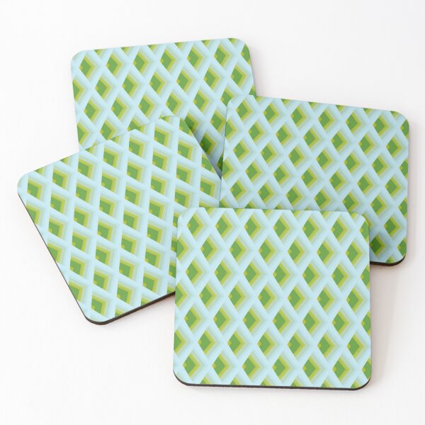 Item preview, Blue and Green Geometric Abstract designed and sold by pugmom4.