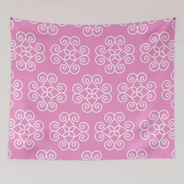 Item preview, White Geometric Swirls 2 designed and sold by Orchyd.