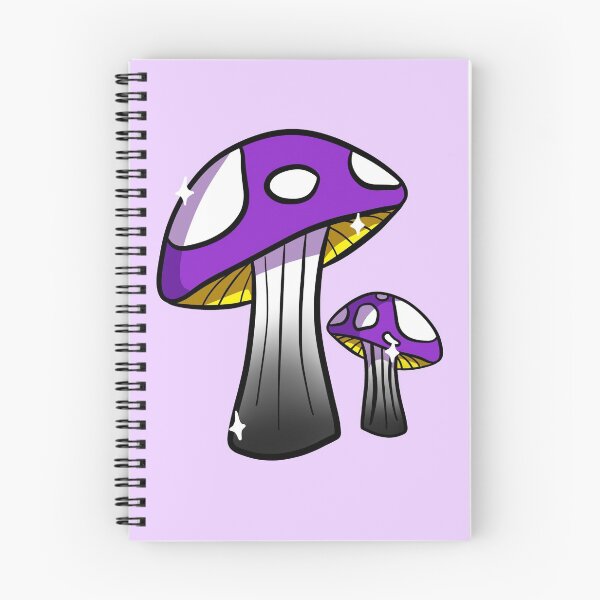 Item preview, Subtle Non-Binary Flag Mushrooms designed and sold by PastelMushroom.