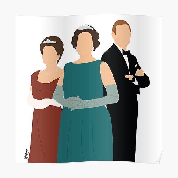 "The Crown Season 3 Cast" Poster for Sale by glosha Redbubble