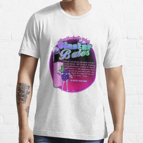 Blaster Bates non-alcoholic cocktail recipe by valxart.com Essential T-Shirt