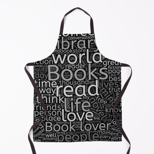 Item preview, Book worms' wordcloud designed and sold by NerdySherds.