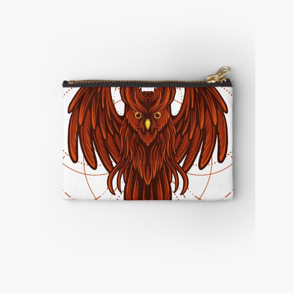 Item preview, Red Geometric Owl designed and sold by JTS STORE.