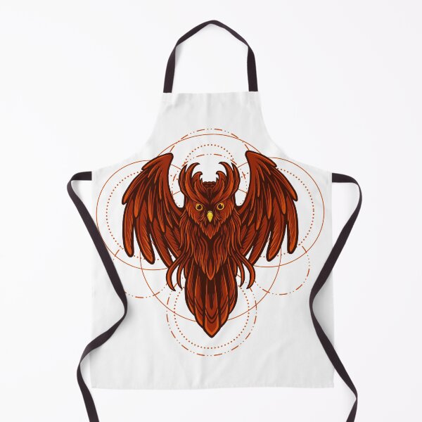 Item preview, Red Geometric Owl designed and sold by JTS STORE.