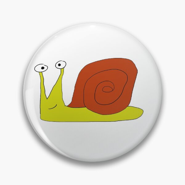 Item preview, poorly drawn snail designed and sold by itspoorlydrawn.