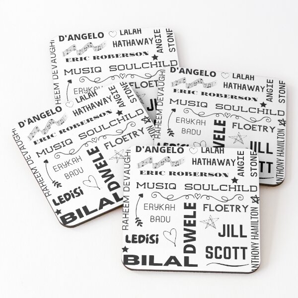 Item preview, 90s Neo Soul Iconic Music Artists Design  designed and sold by Gramsta.