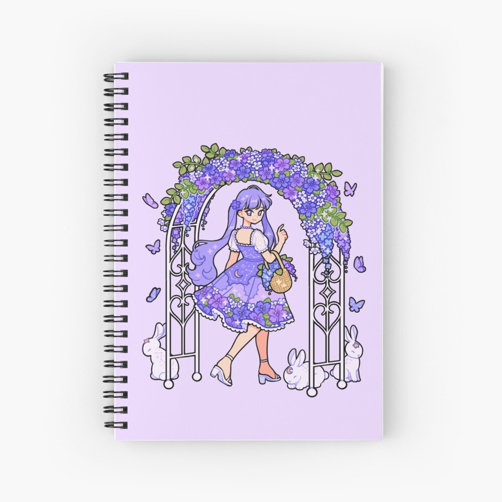 flower gate | Spiral Notebook