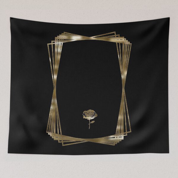 Item preview, Gold frame with a rose. designed and sold by Galina Kostyaeva.