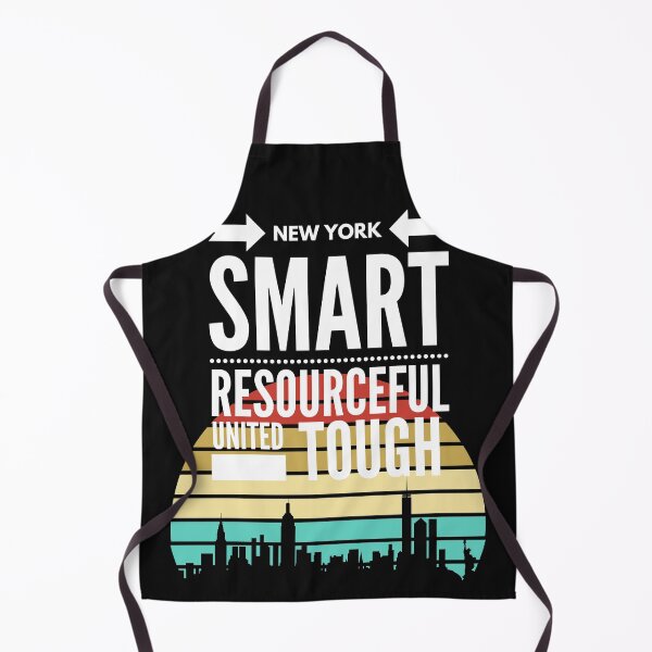 Item preview, NY Smart Resourceful United Tough Gift 3 - Retro Sunset NYC Skyscraper Skyline designed and sold by PupnkittyMania ⭐⭐⭐⭐⭐.