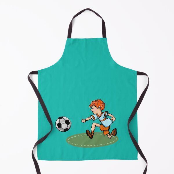 Item preview, Cute boy playing football designed and sold by Kajaniko.