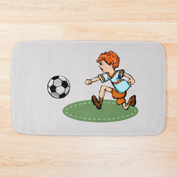 Item preview, Cute boy playing football  designed and sold by Kajaniko.