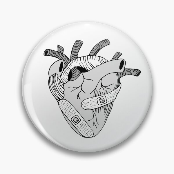 Item preview, Broken heart designed and sold by Bazarovaart.