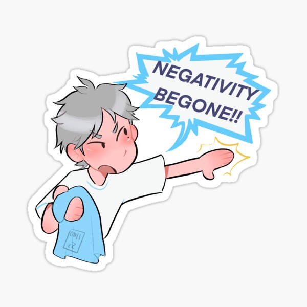 Item preview, Sugawara negativity begone designed and sold by cavee-zZ.