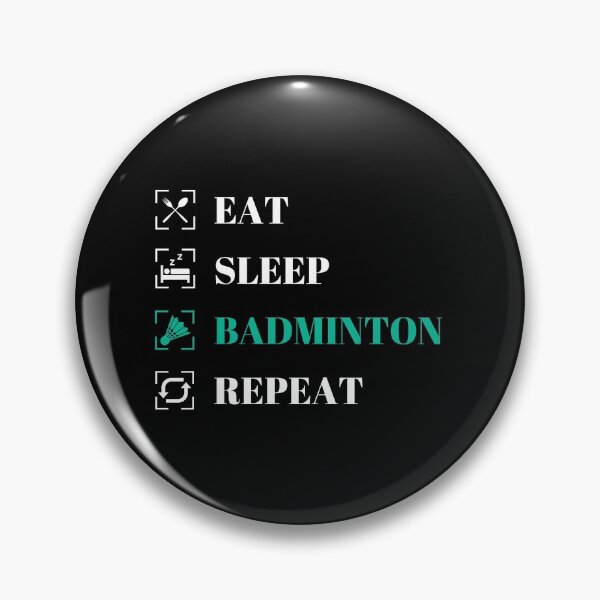 Item preview, Eat Sleep BADMINTON Repeat designed and sold by BadmintonStore.