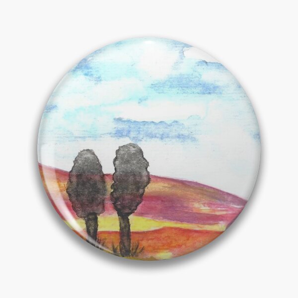Item preview, Landscape with two Trees designed and sold by CarolineLembke.