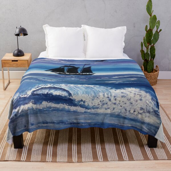 Item preview, Handmade painting- sea ocean Scape with acrylics designed and sold by Sonia dutta_art.