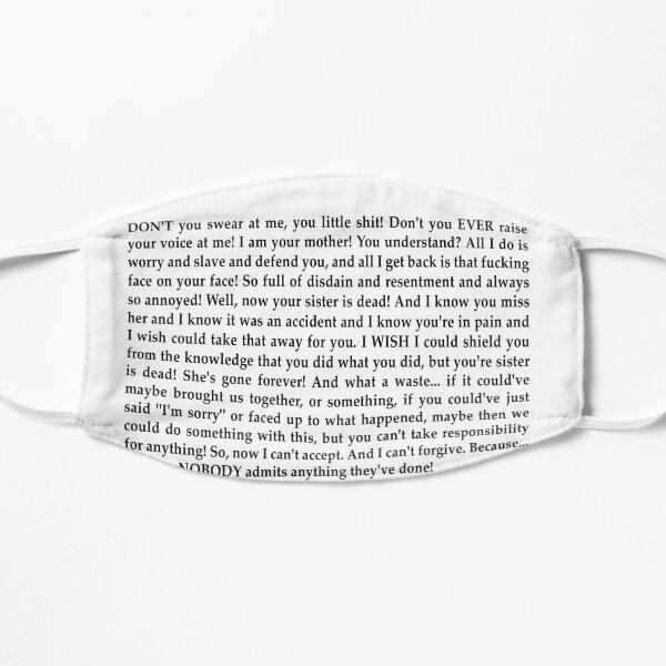 Hereditary Dinner Scene Flat Mask