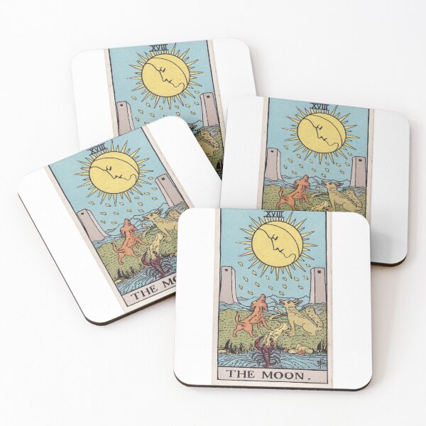 Item preview, Moon Tarot Card designed and sold by perrrsephone.