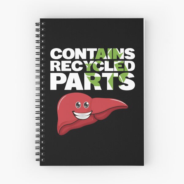 Item preview, Contains Recycled Parts Liver Transplant Survivor designs graphic designed and sold by Lisbob.