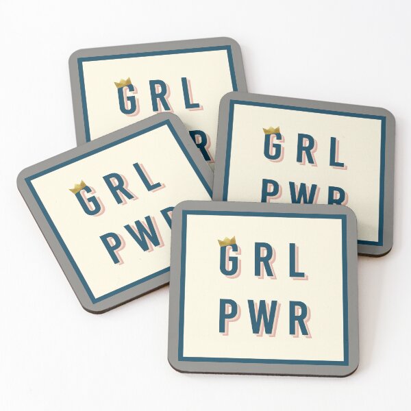 Item preview, GRL PWR | Pastel Peach Girl Power & Gold Crown designed and sold by CarlosAlberto.