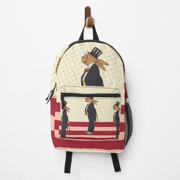 Item preview, funny bunny with top hat, retro illustration designed and sold by Mauswohn.
