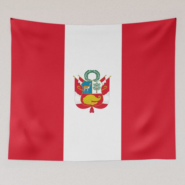 Item preview, Peruvian flag-Coat of arms designed and sold by P-I-R.