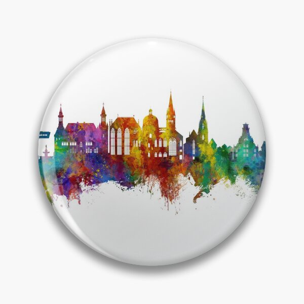 Item preview, Aachen Germany Skyline designed and sold by ArtPrints.