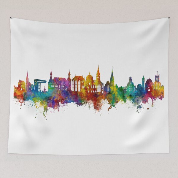 Item preview, Aachen Germany Skyline designed and sold by ArtPrints.
