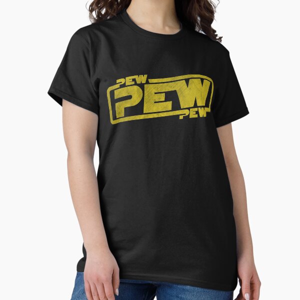 Artikel-Vorschau von Pew Pew Pew - Blaster Movie Quote Referenz, designt und verkauft von anziehend.