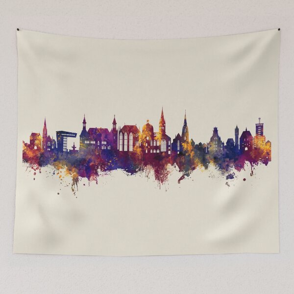 Item preview, Aachen Germany Skyline designed and sold by ArtPrints.