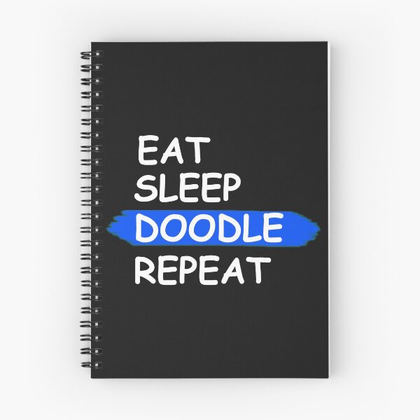 Item preview, Eat Sleep Doodle Repeat designed and sold by REApparelCo.