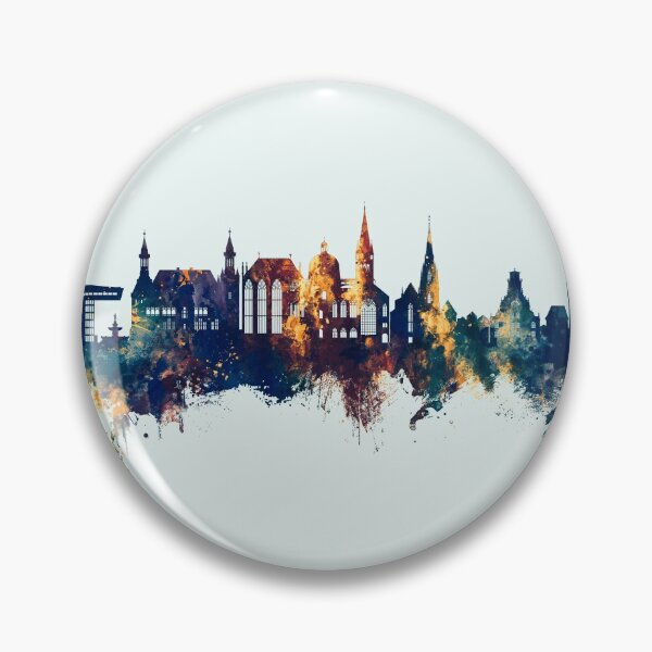 Item preview, Aachen Germany Skyline designed and sold by ArtPrints.