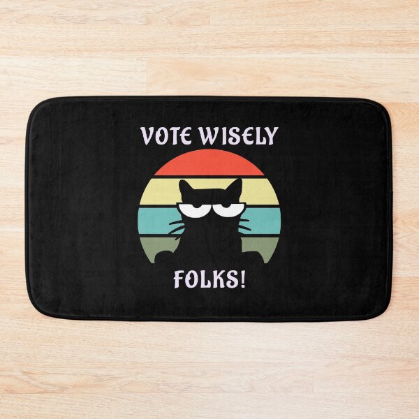 Item preview, Vintage Cat Vote Wisely designed and sold by ojdart.