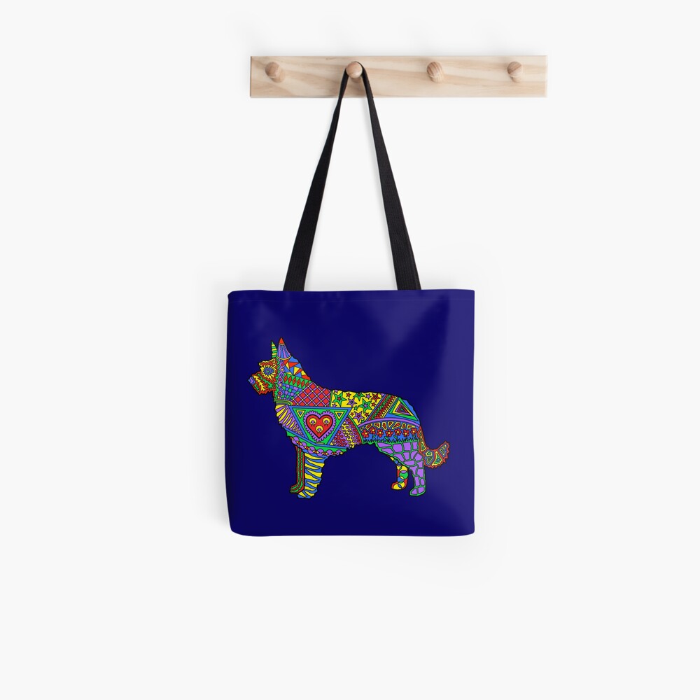 Brindle Berger Picard, le Chien Rustique Tote Bag for Sale by