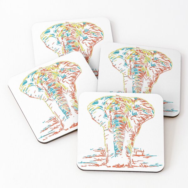 Item preview, Abstract Elephant Line Art designed and sold by JTS STORE.