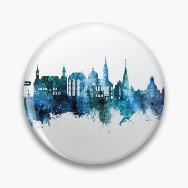 Item preview, Aachen Germany Skyline designed and sold by ArtPrints.