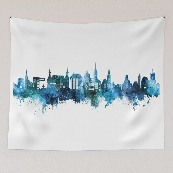 Item preview, Aachen Germany Skyline designed and sold by ArtPrints.