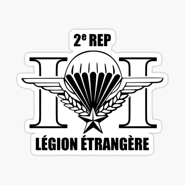 Légion Étrangère 2 REP (Parachutiste de la Légion étrangère française) Sticker