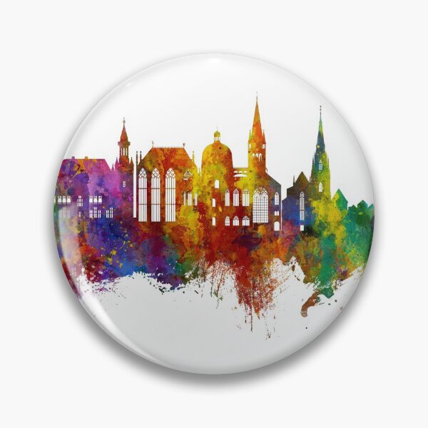 Item preview, Aachen Germany Skyline designed and sold by ArtPrints.