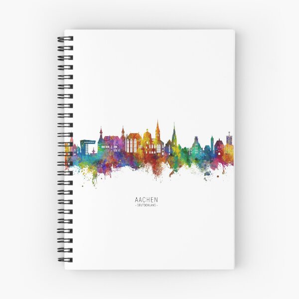 Item preview, Aachen Germany Skyline designed and sold by ArtPrints.