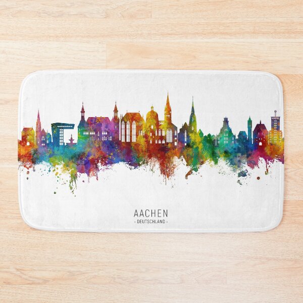 Item preview, Aachen Germany Skyline designed and sold by ArtPrints.