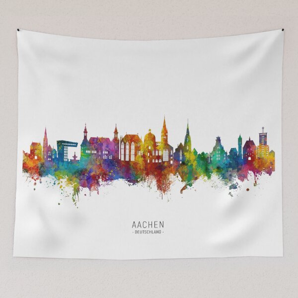 Item preview, Aachen Germany Skyline designed and sold by ArtPrints.