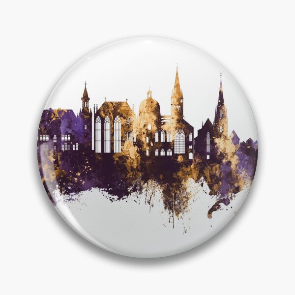 Item preview, Aachen Germany Skyline designed and sold by ArtPrints.
