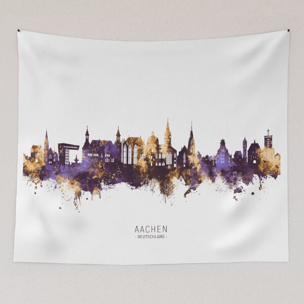 Item preview, Aachen Germany Skyline designed and sold by ArtPrints.