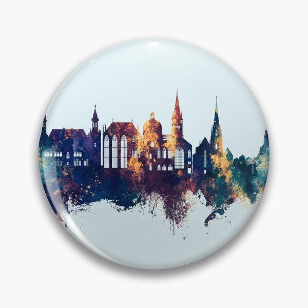 Item preview, Aachen Germany Skyline designed and sold by ArtPrints.