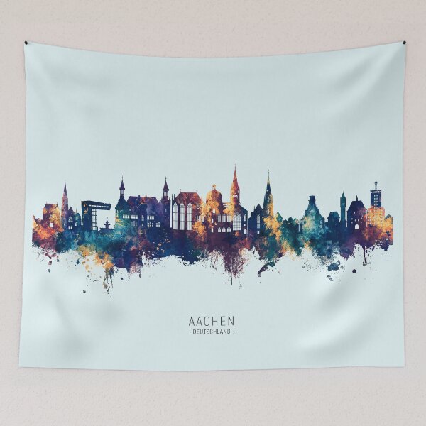 Item preview, Aachen Germany Skyline designed and sold by ArtPrints.
