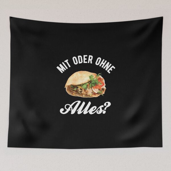 Item preview, Doner Kebab - Mit Oder Ohne Alles - German Design designed and sold by CanadianUnicorn.